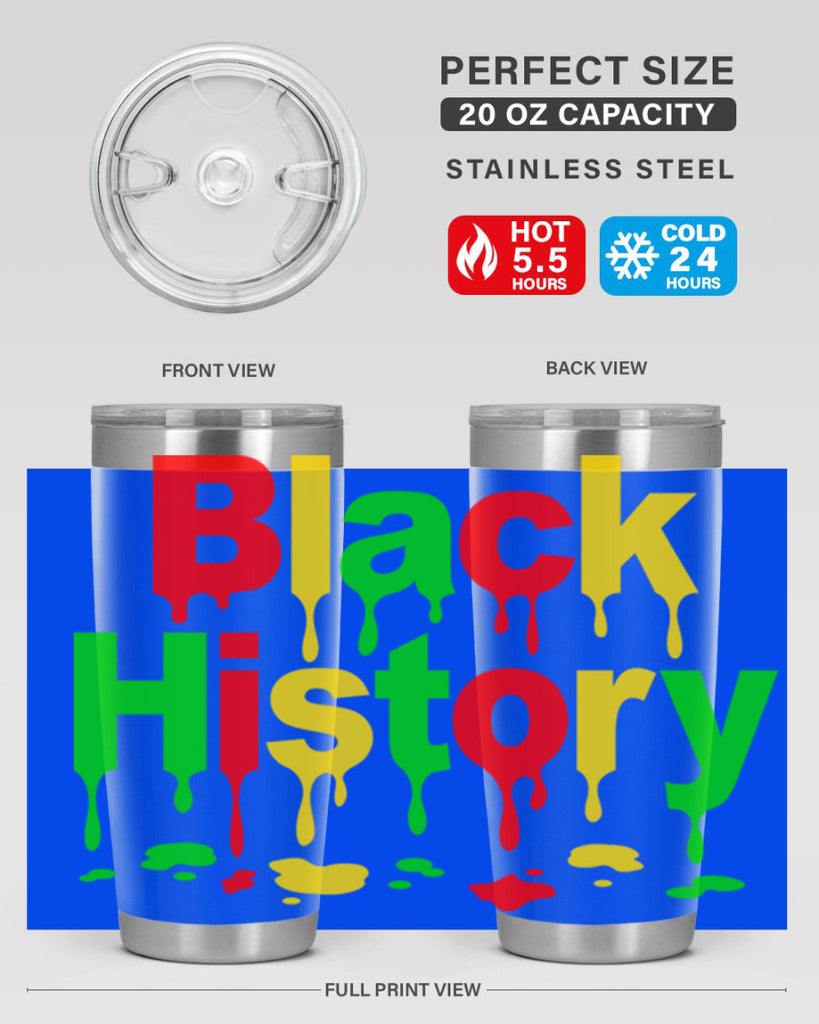 black history drip 241#- black words phrases- Cotton Tank