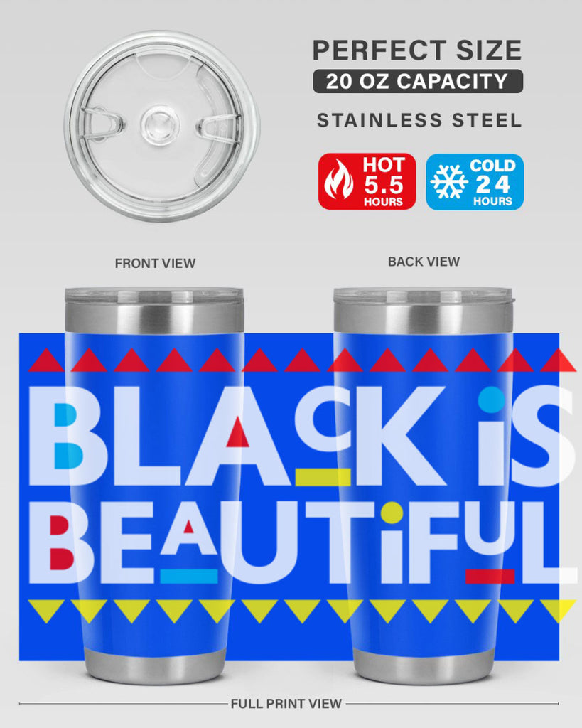 black is beautiful 235#- black words phrases- Cotton Tank