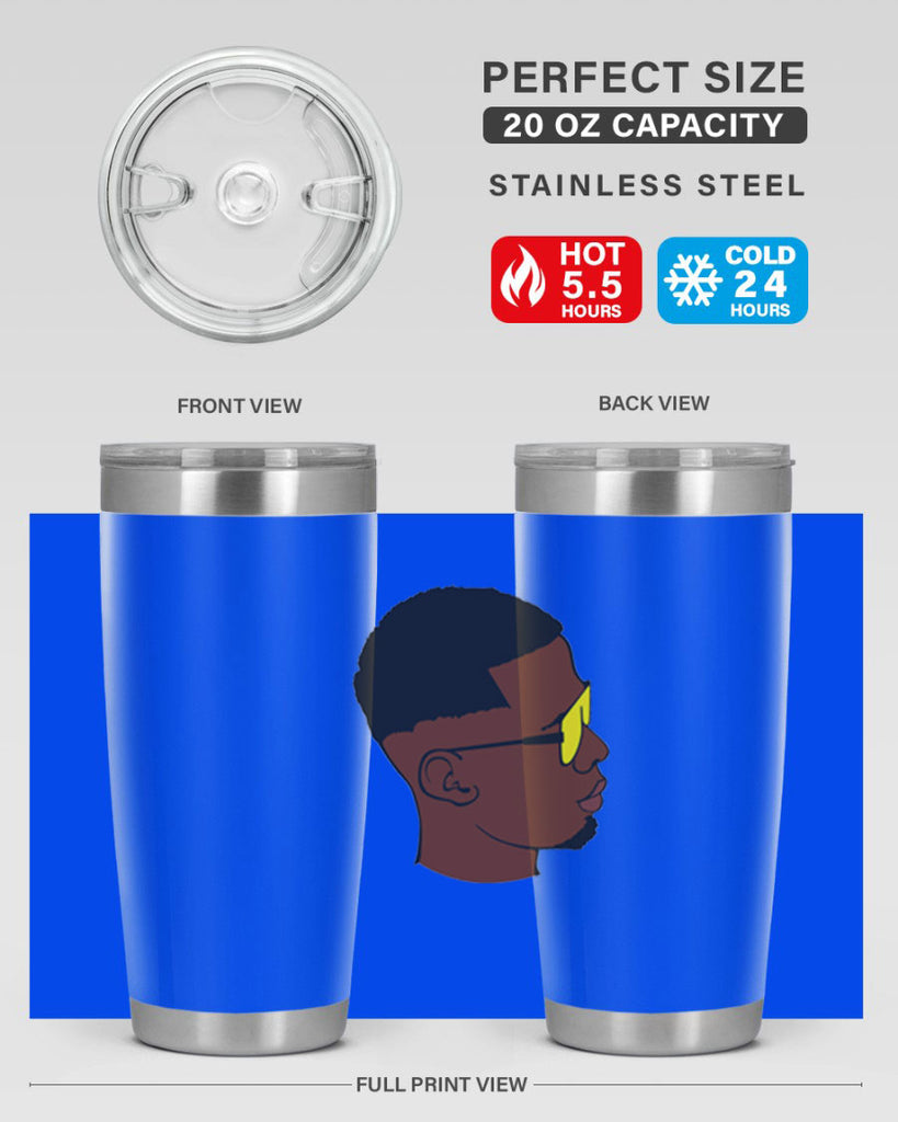 black man 27#- black men - boys- tumbler