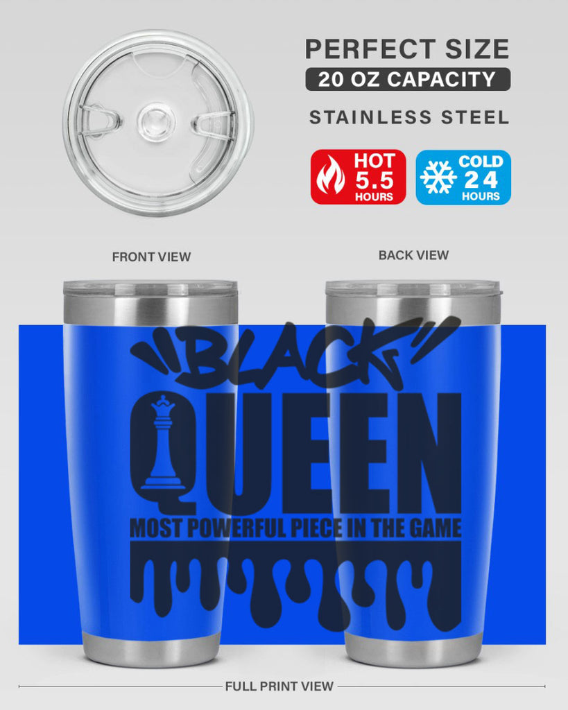 black queen 213#- black words phrases- Cotton Tank