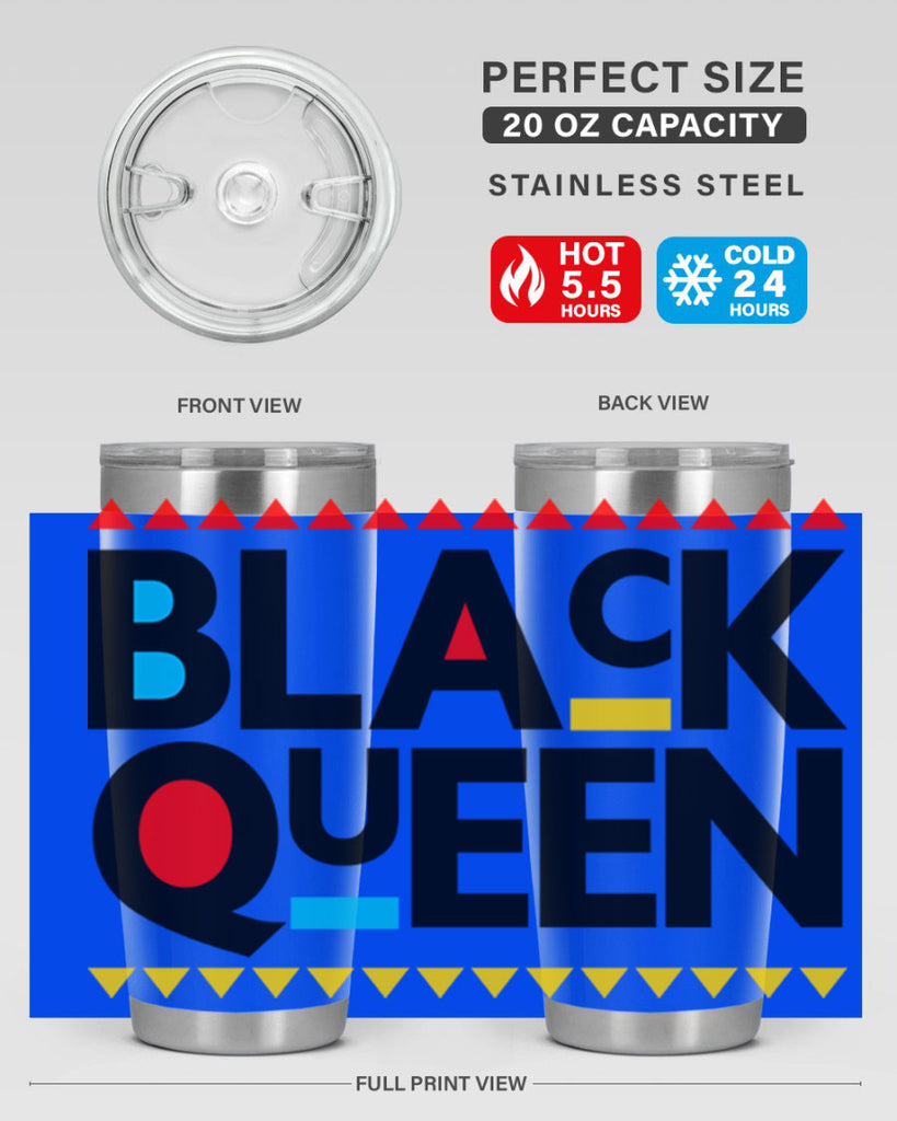 black queen 222#- black words phrases- Cotton Tank