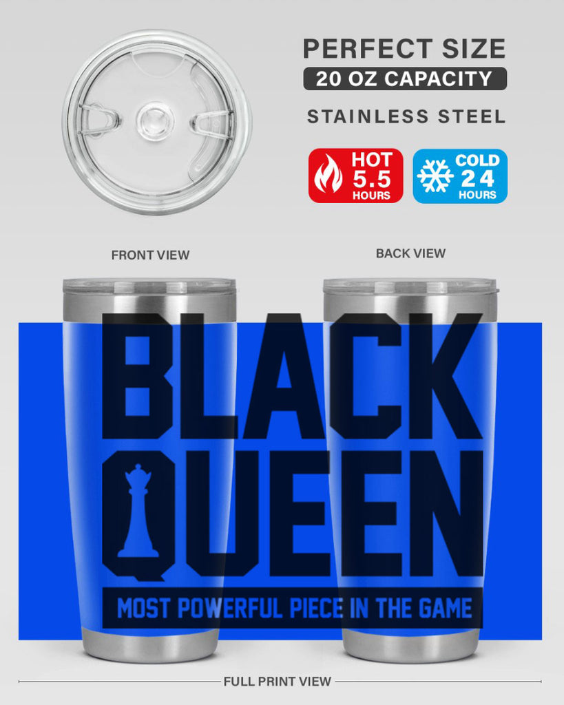 black queenchess 194#- black words phrases- Cotton Tank