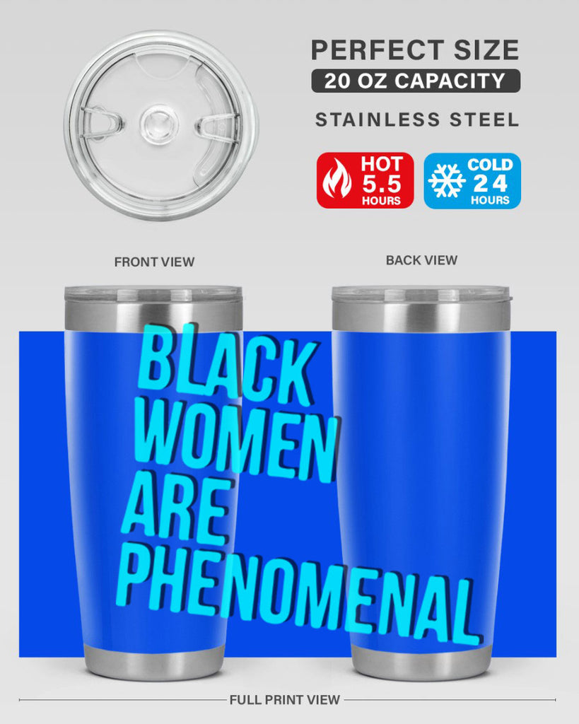 black woman are phenomenal color 216#- black words phrases- Cotton Tank