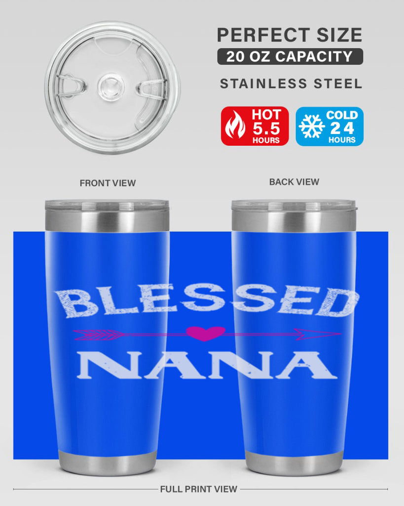 blessed nana 34#- grandma - nana- Tumbler