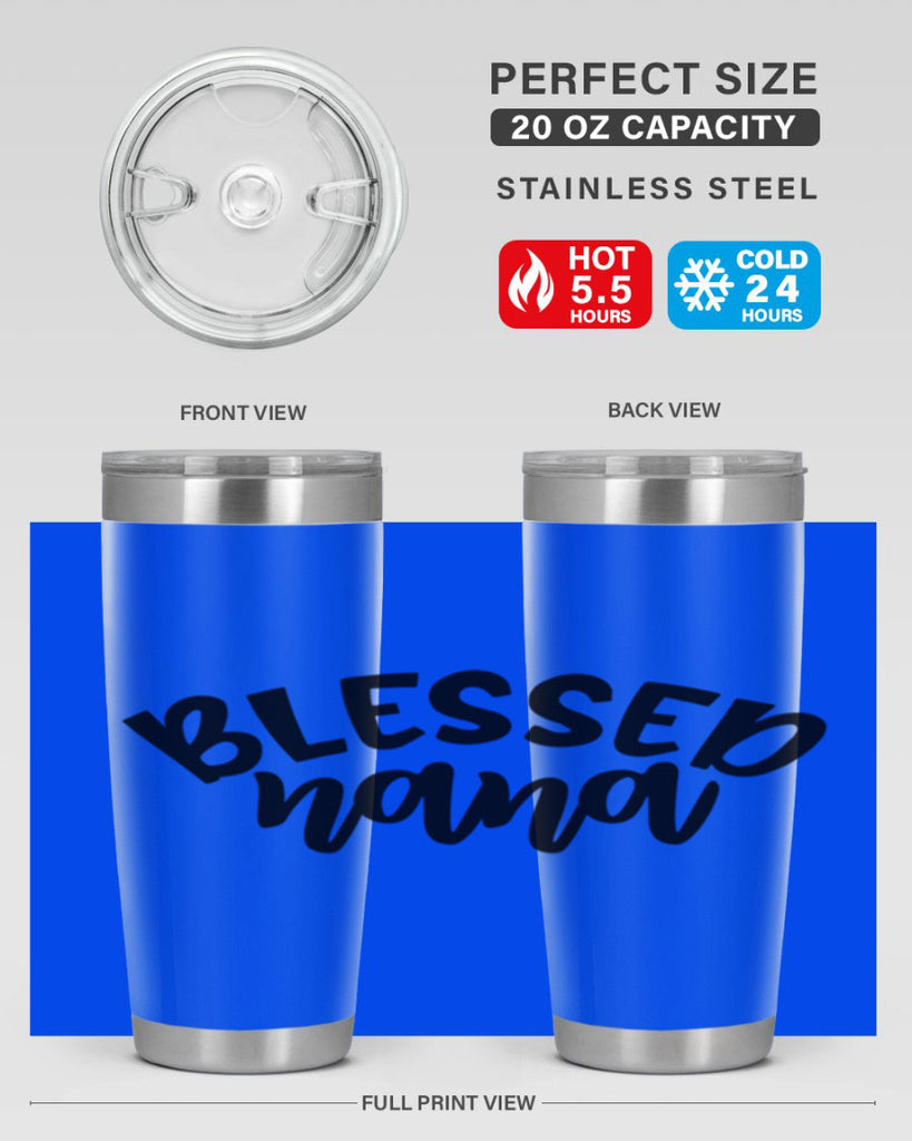 blessed nana 59#- grandma - nana- Tumbler