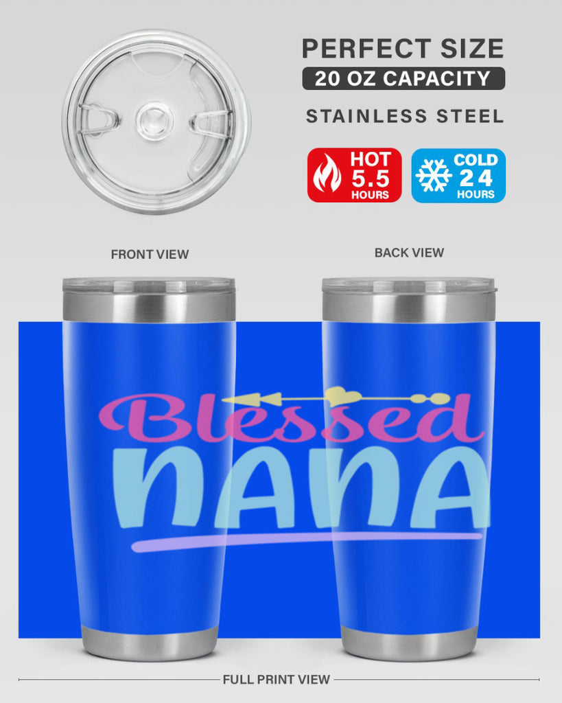 blessed nana 60#- grandma - nana- Tumbler