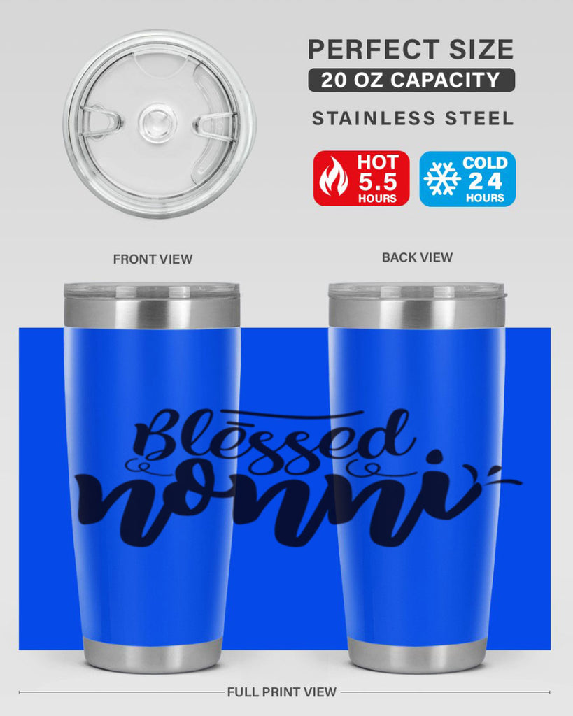 blessed nonni 57#- grandma - nana- Tumbler