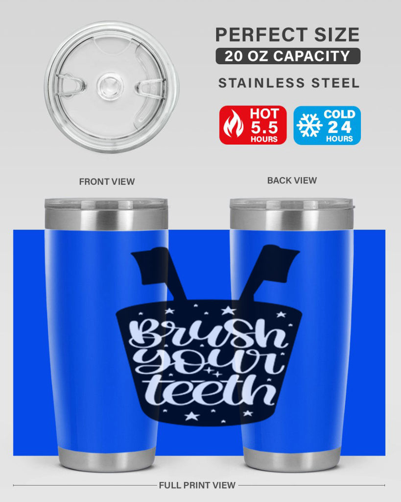 brush your teeth 45#- bathroom- Tumbler