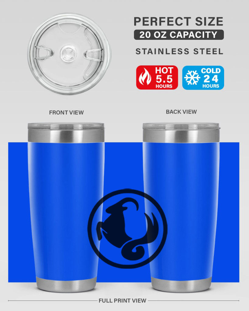 capricorn 203#- zodiac- Tumbler
