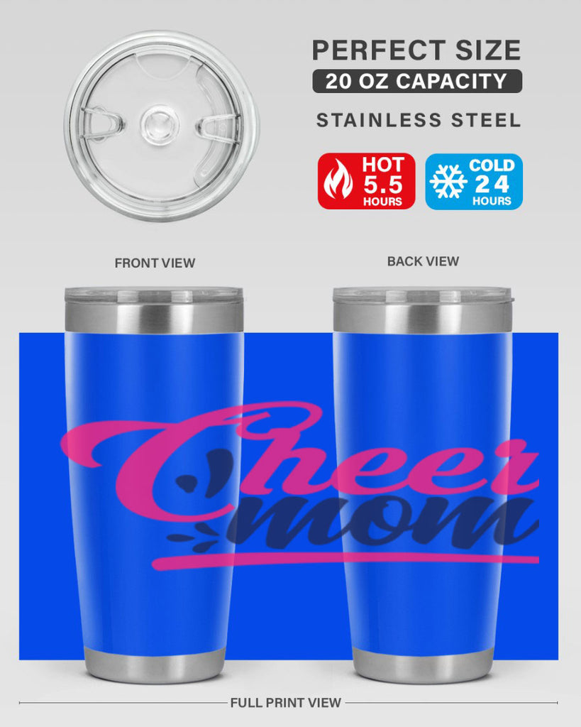 cheer mom 1745#- cheer- Tumbler