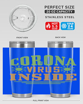 coronavirus inside Style 2#- corona virus- Tumbler
