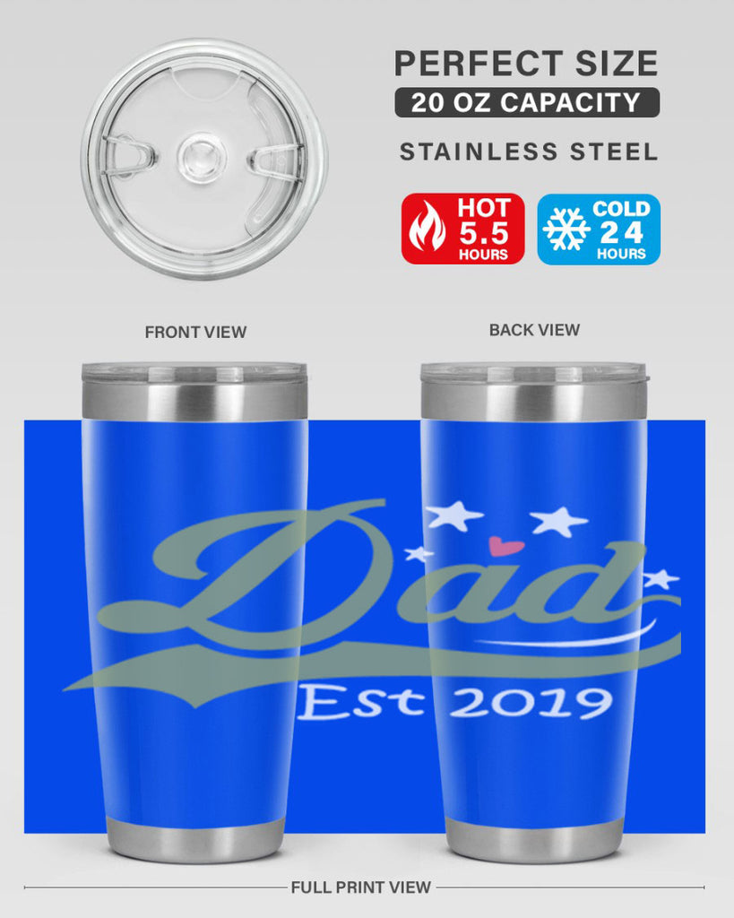 dad est 101#- fathers day- Tumbler