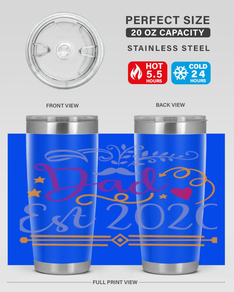 dad est 97#- fathers day- Tumbler