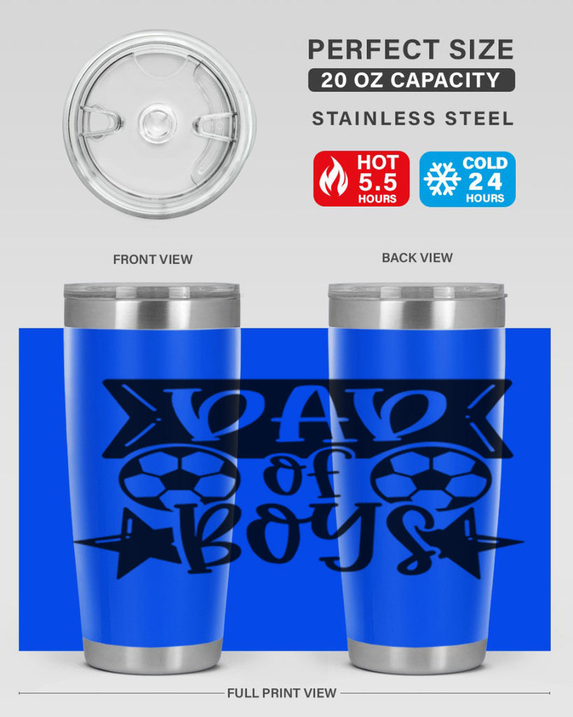 dad of boy 61#- fathers day- Tumbler