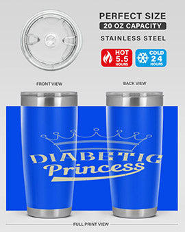 diabetic princess Style 42#- diabetes- Tumbler