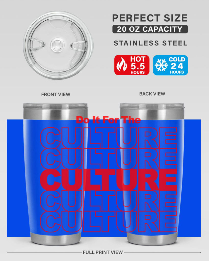 do it for the culture 170#- black words phrases- Cotton Tank