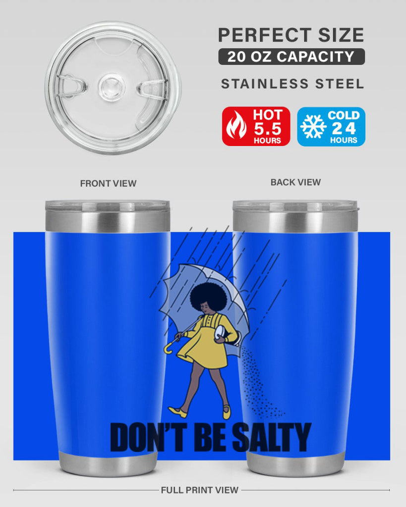 dont be salty 169#- black words phrases- Cotton Tank