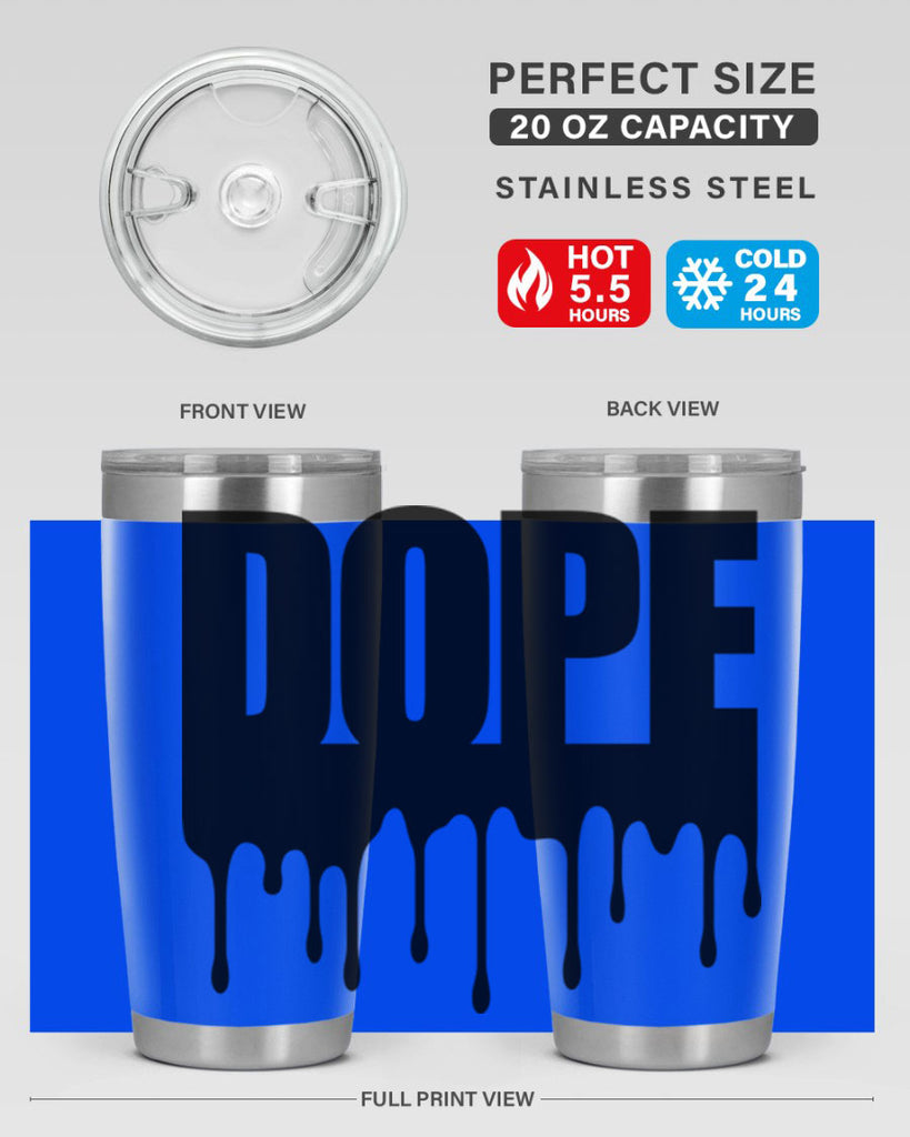 dope drip 166#- black words phrases- Cotton Tank