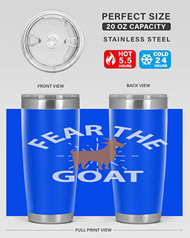 fear the goat Style 4#- goat- Tumbler