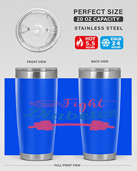 fight diabetes Style 38#- diabetes- Tumbler