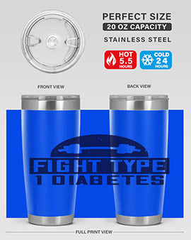 fight type diabetes Style 37#- diabetes- Tumbler