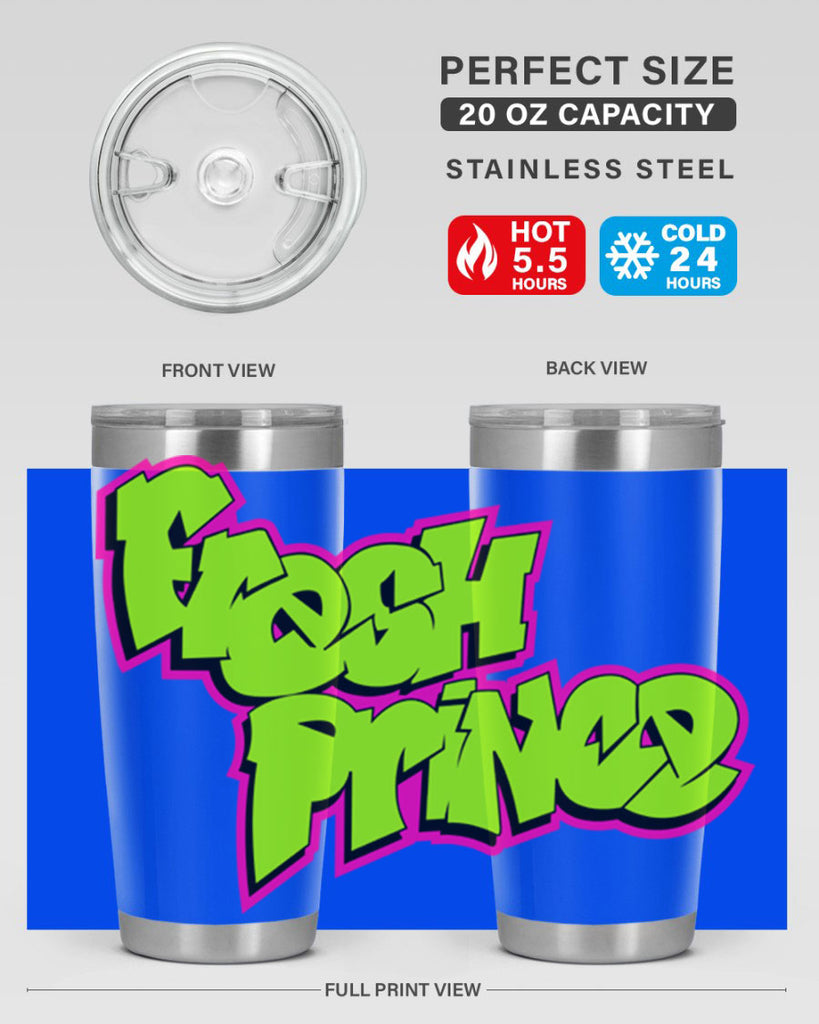 fresh prince 146#- black words phrases- Cotton Tank