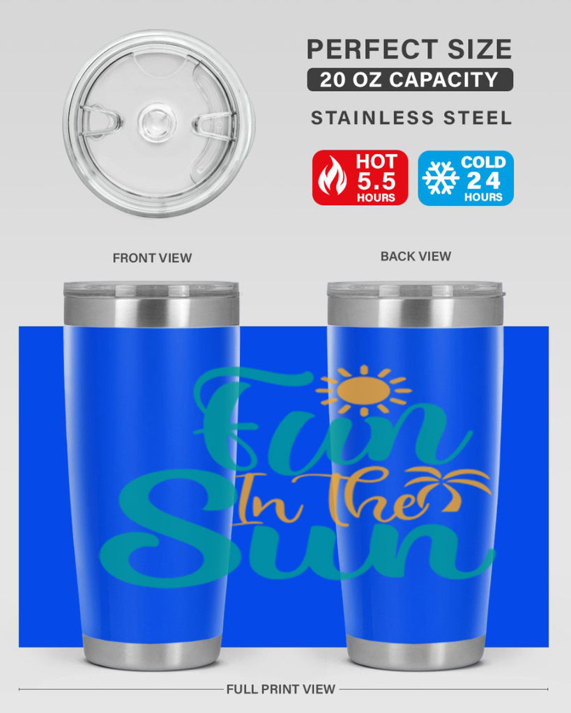 fun in the sun Style 104#- summer- Tumbler
