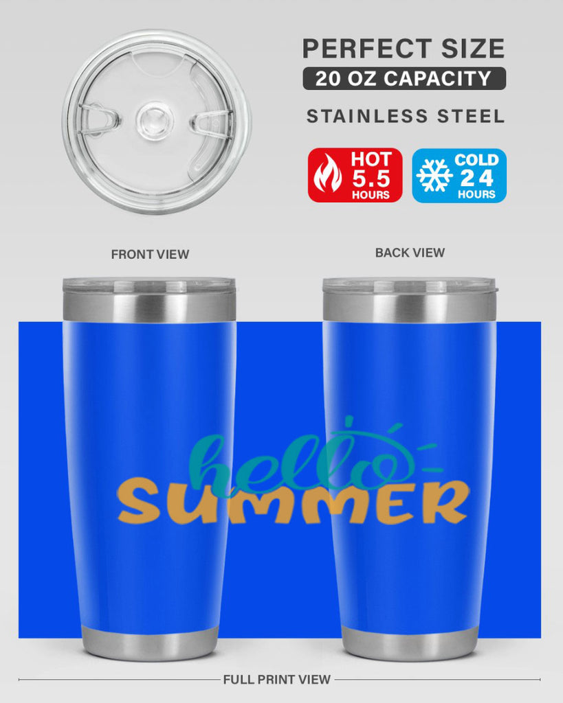 hello summer Style 97#- summer- Tumbler