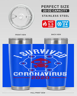 i survived coronavirus Style 32#- corona virus- Tumbler