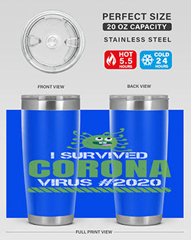 i survived coronavirus Style 33#- corona virus- Tumbler