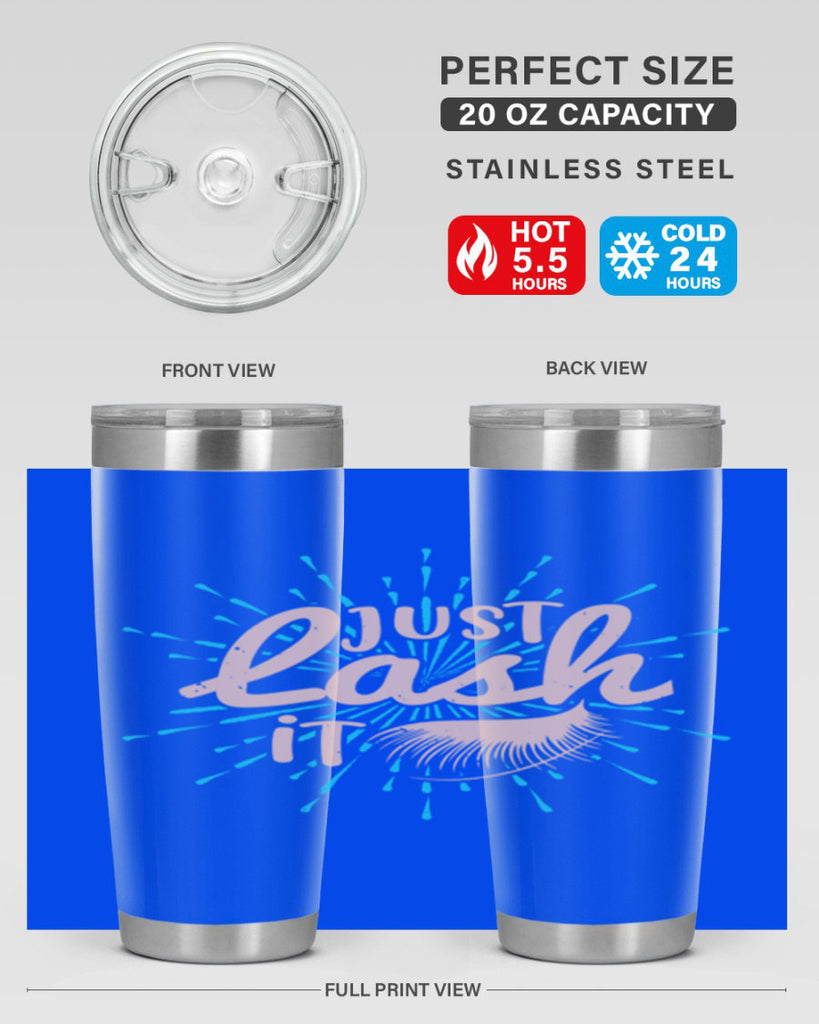 just lash it Style 199#- make up- Tumbler