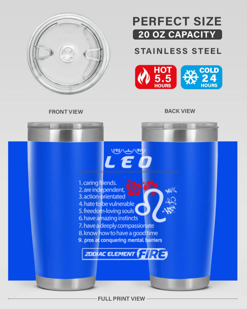 leo 307#- zodiac- Tumbler