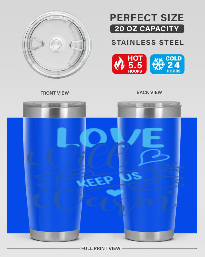 love will keep us warm 313#- winter- Tumbler