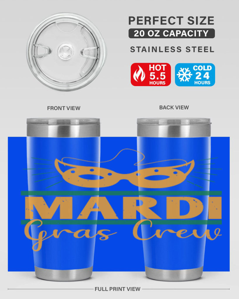 mardi gras crew 48#- mardi gras- Tumbler