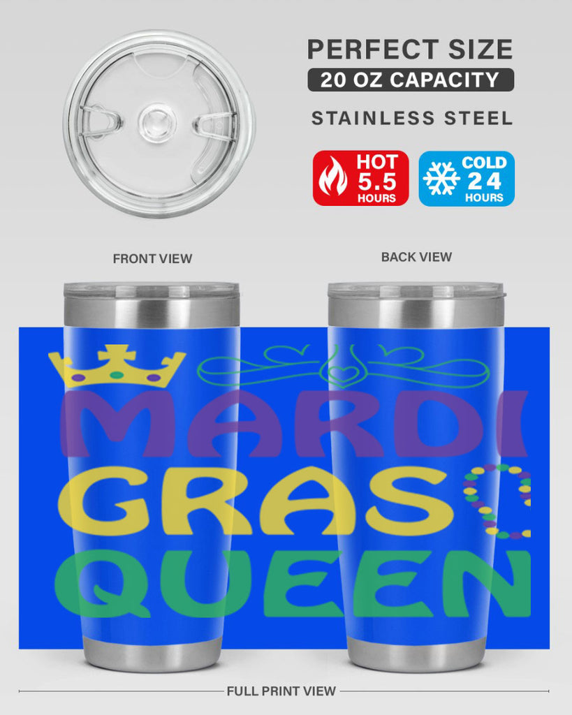mardi gras queen 8#- mardi gras- Tumbler