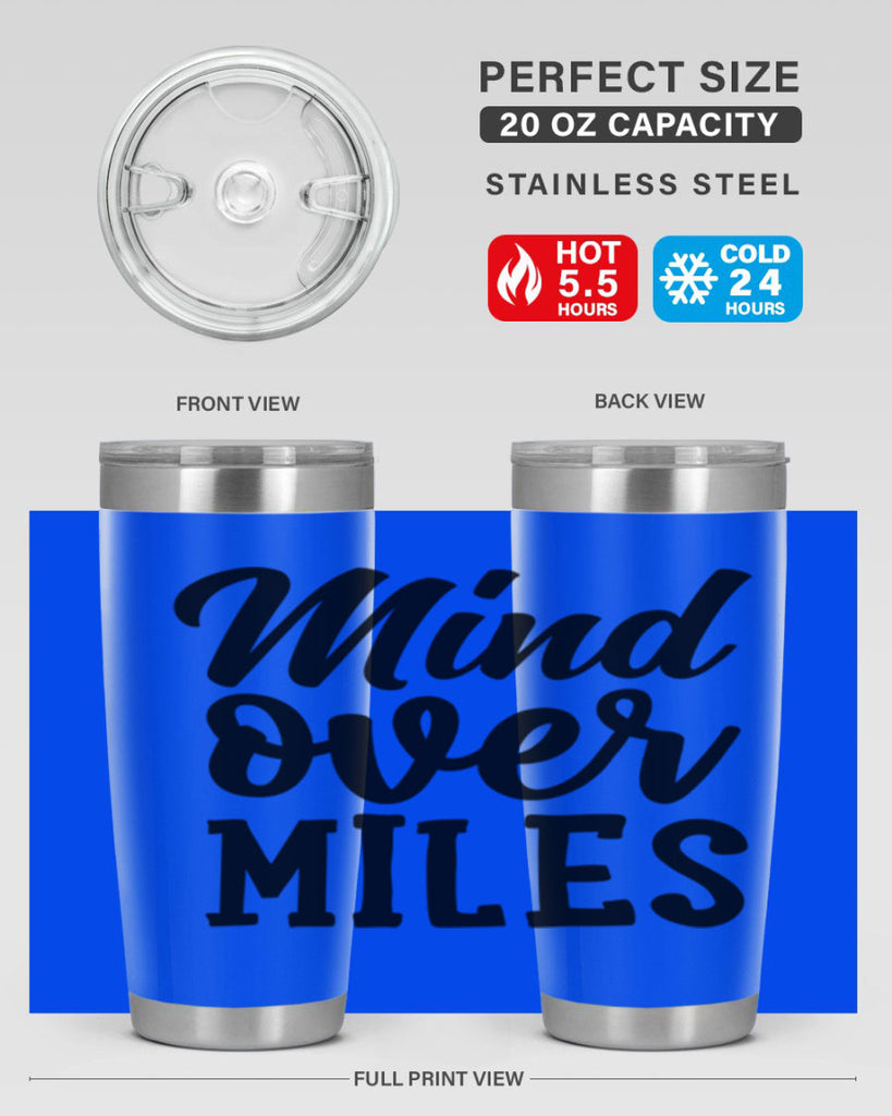 mind over miles 28#- gym- Tumbler