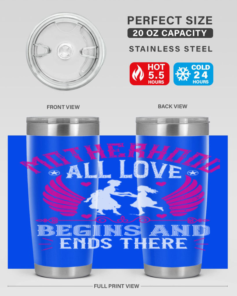 motherhood all love 57#- mothers day- Tumbler