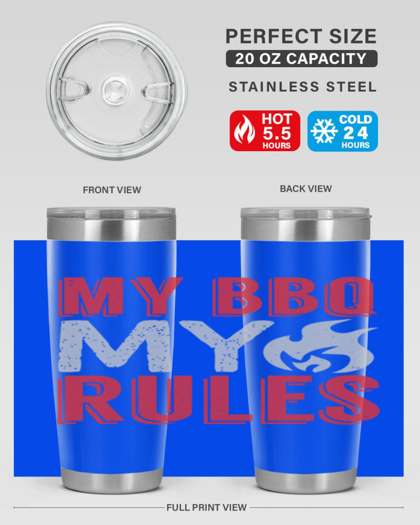 my bbq my rule 22#- bbq- Tumbler