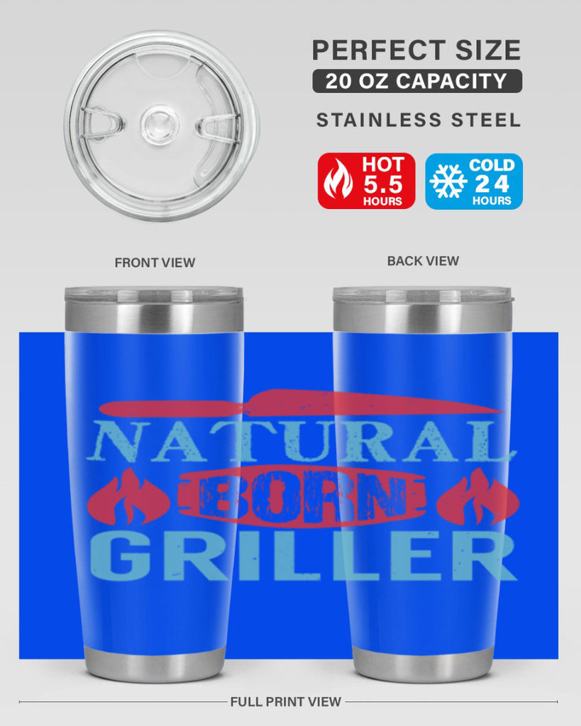 natural born griller 19#- bbq- Tumbler