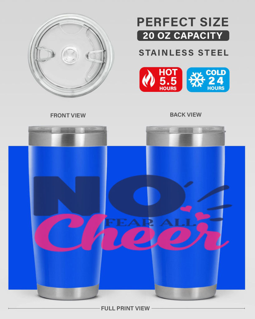 no fear all cheer 1728#- cheer- Tumbler