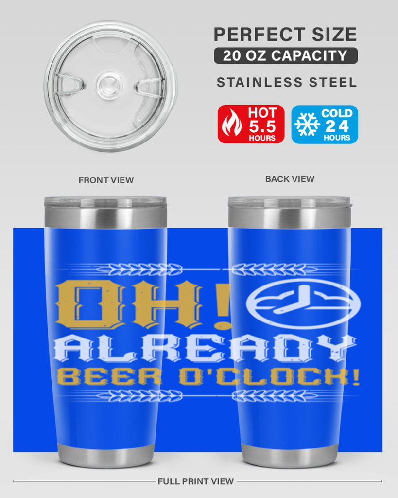 oh already beer oclock 54#- beer- Tumbler