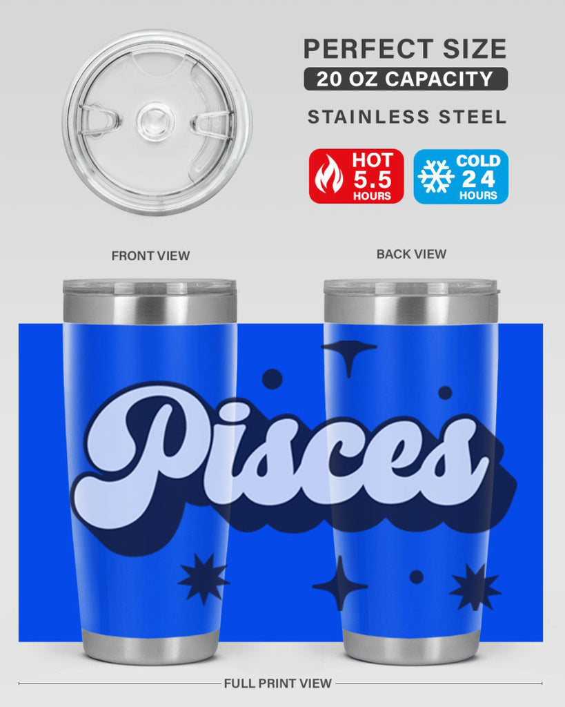 pisces 354#- zodiac- Tumbler