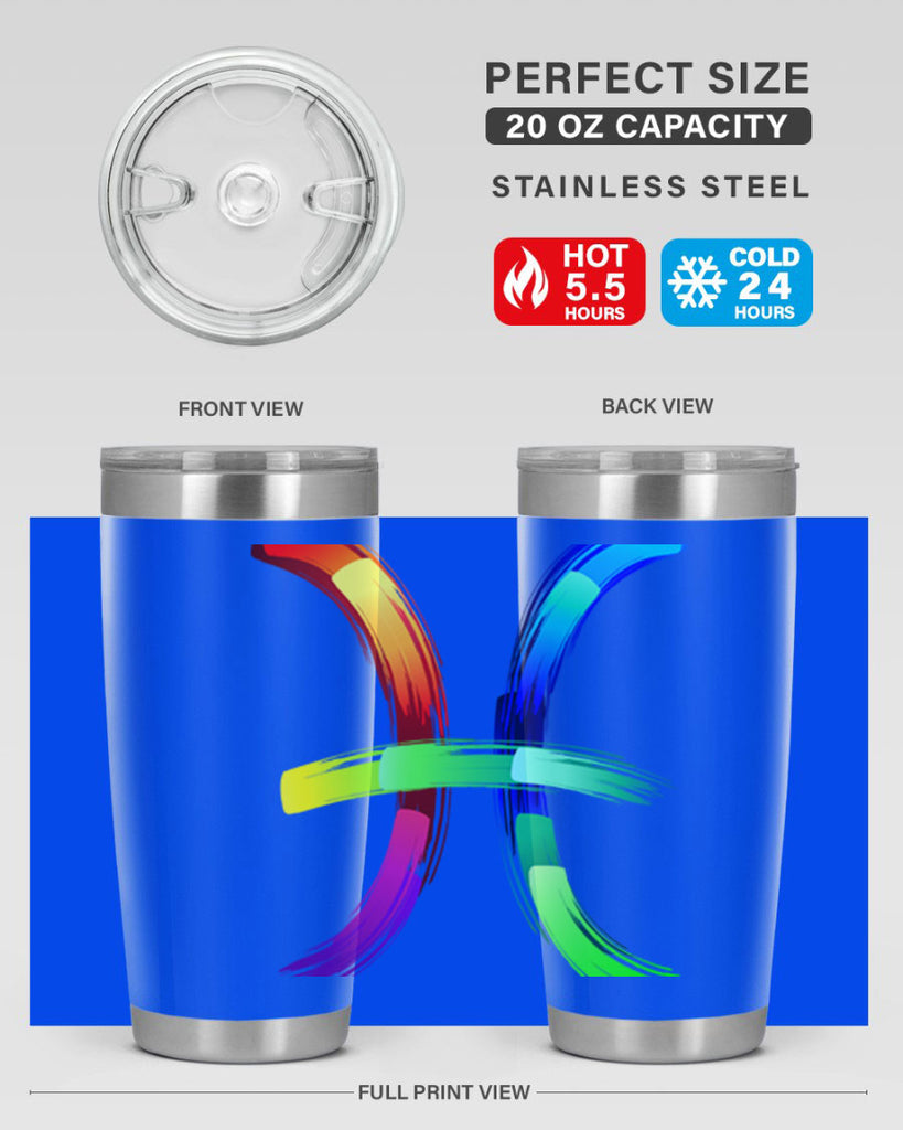 pisces 370#- zodiac- Tumbler