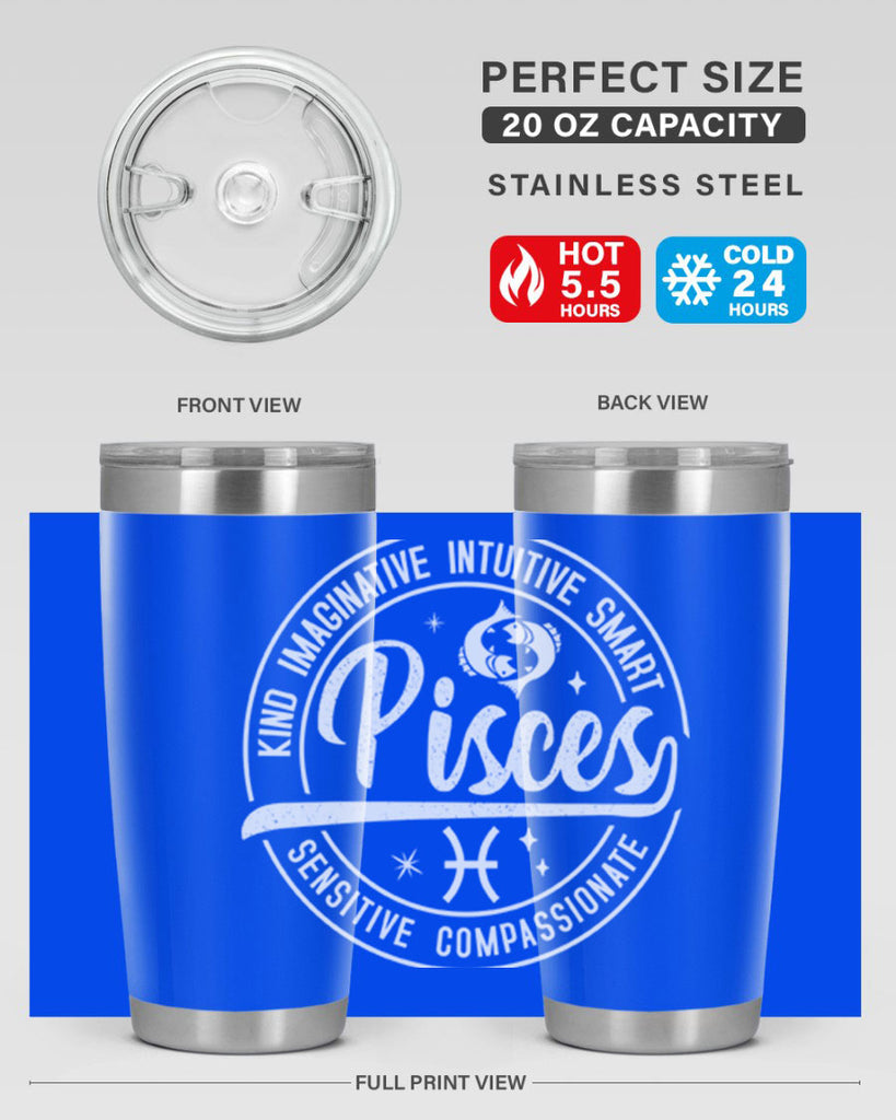 pisces 374#- zodiac- Tumbler