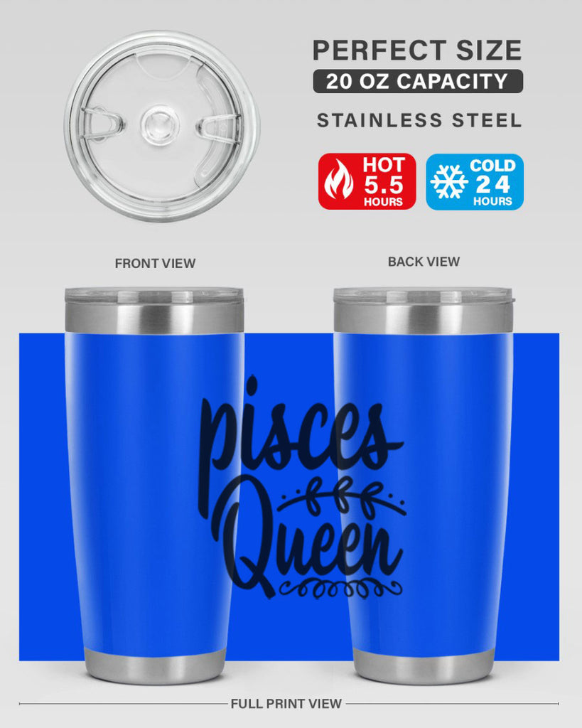 pisces queen 378#- zodiac- Tumbler