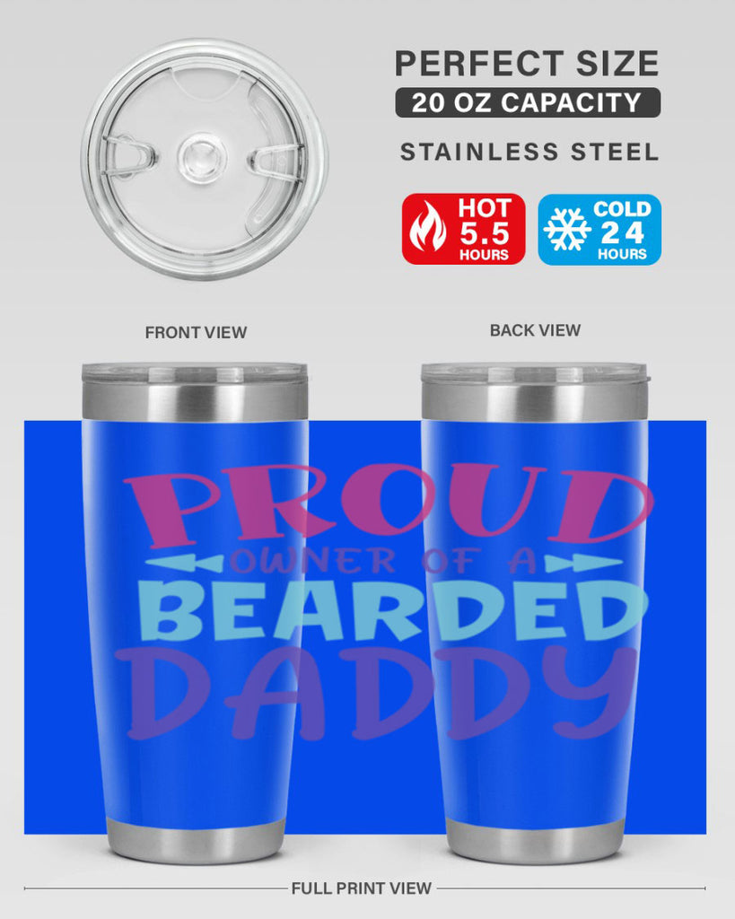 proud owner of a bearded daddy Style 202#- baby- tumbler