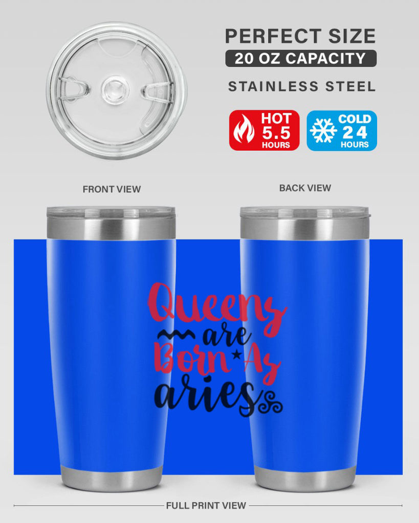 queens Are Born As Aries 384#- zodiac- Tumbler