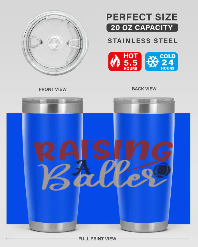 raising a baller 2278#- softball- Tumbler