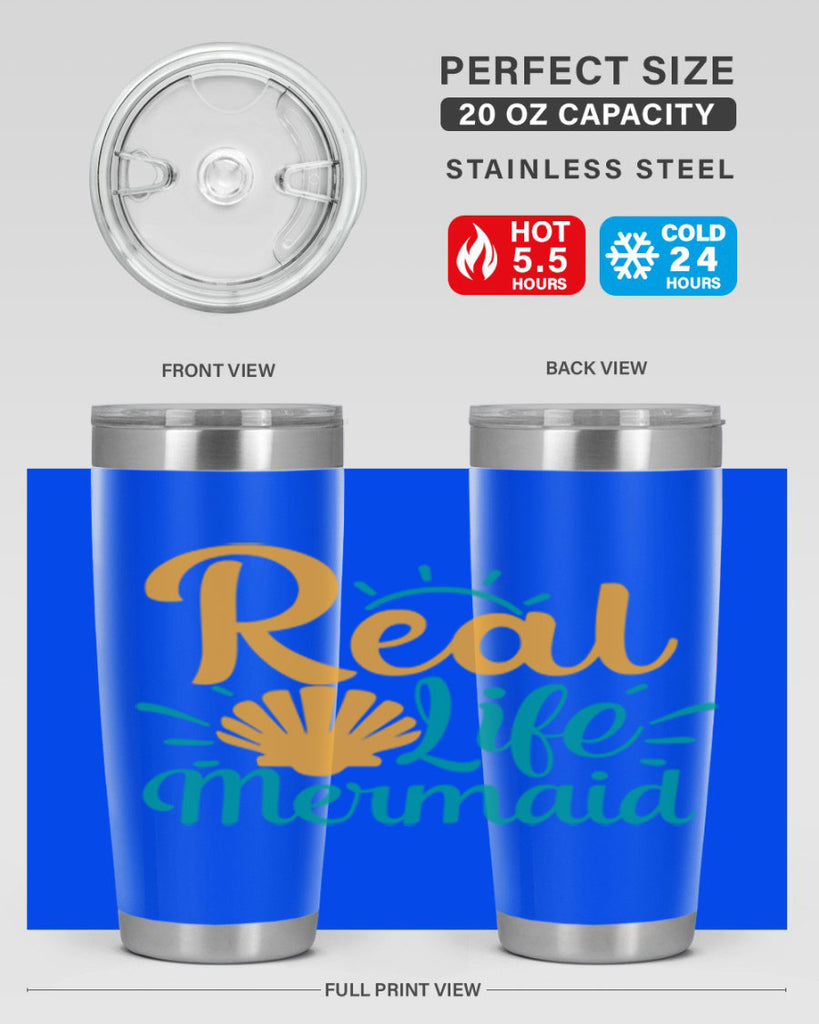 real life mermaid Style 79#- summer- Tumbler