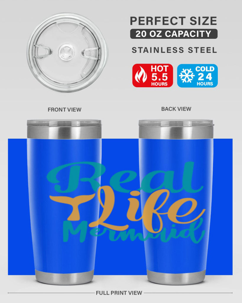 real life mermaid Style 80#- summer- Tumbler
